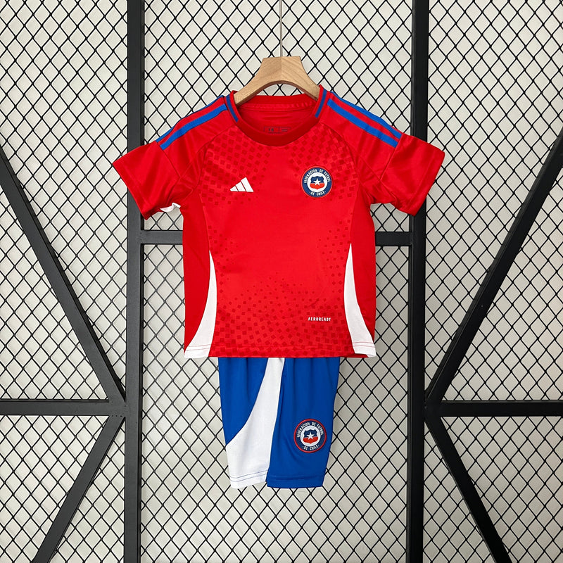 CAMISETA CHILE I COPA AMÉRICA 2024 CONJUNTO INFANTIL