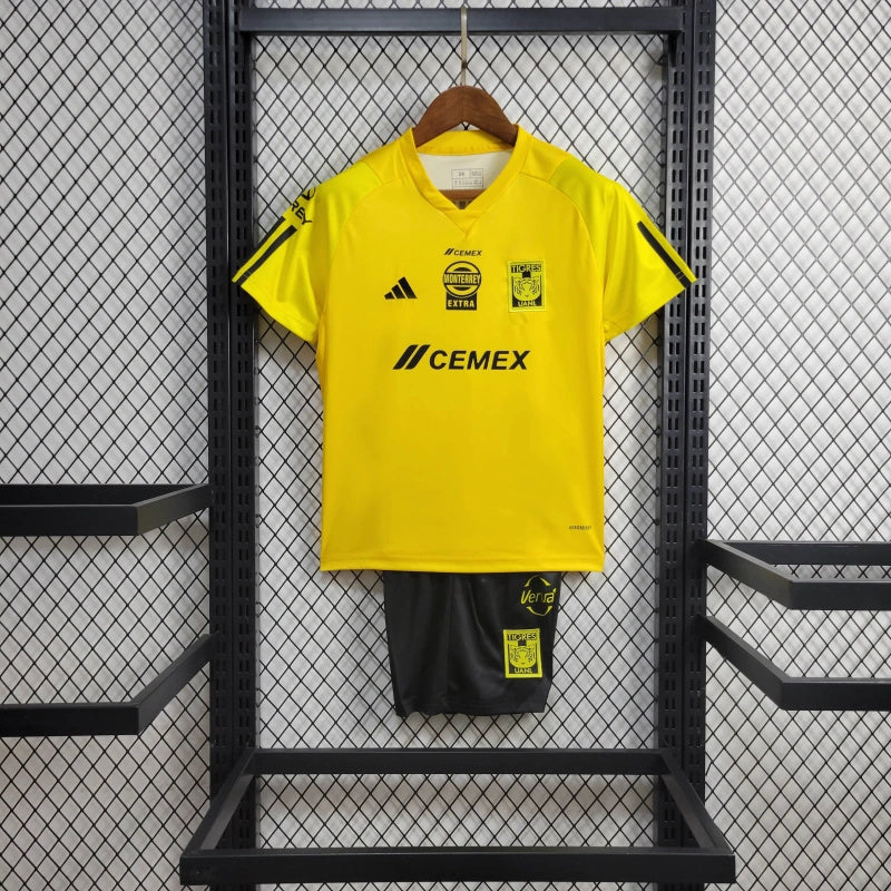 CAMISETA TIGRES ENTRENAMIENTO II 23/24 CONJUNTO INFANTIL